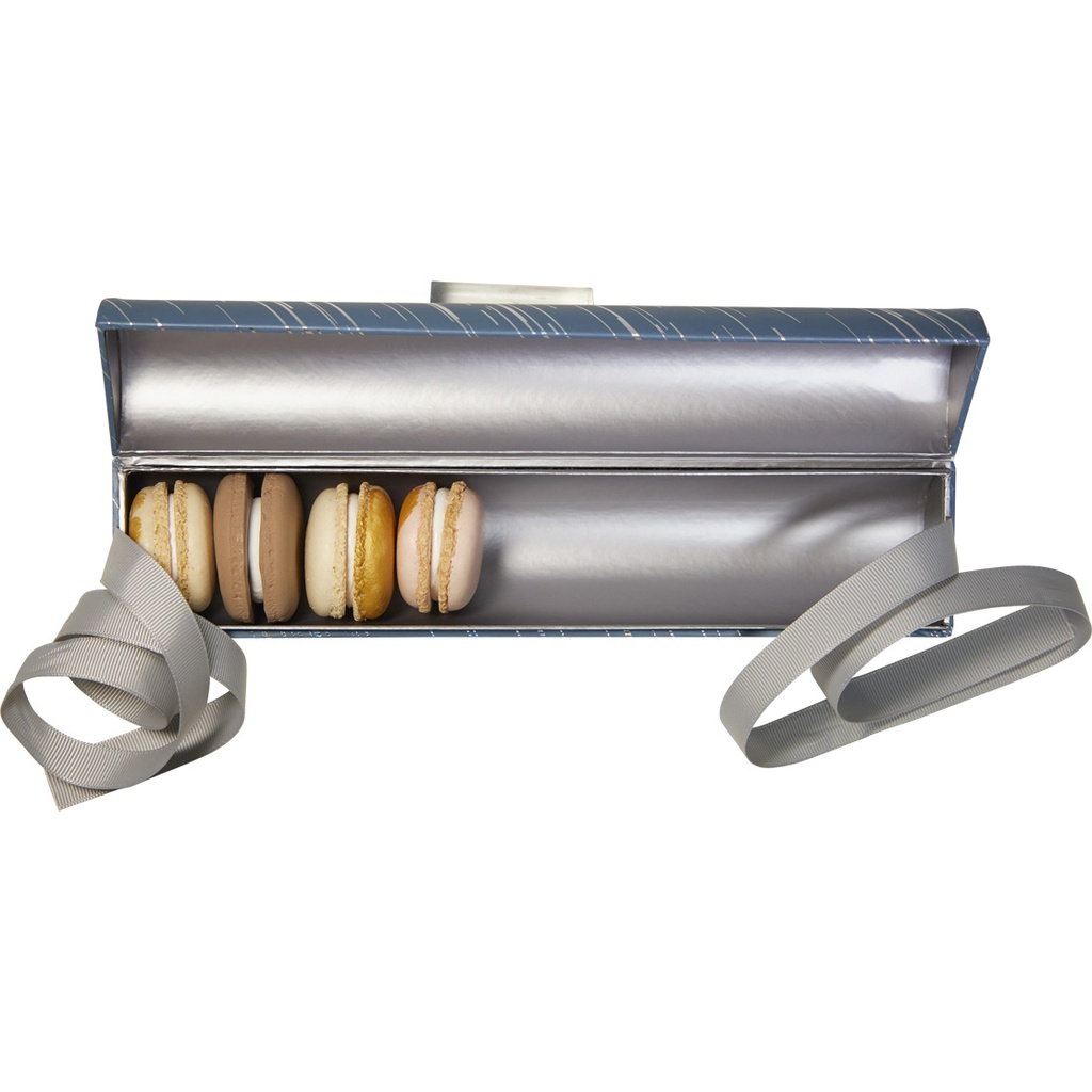 BELGIAN SKY round macaron box assortiment of 2