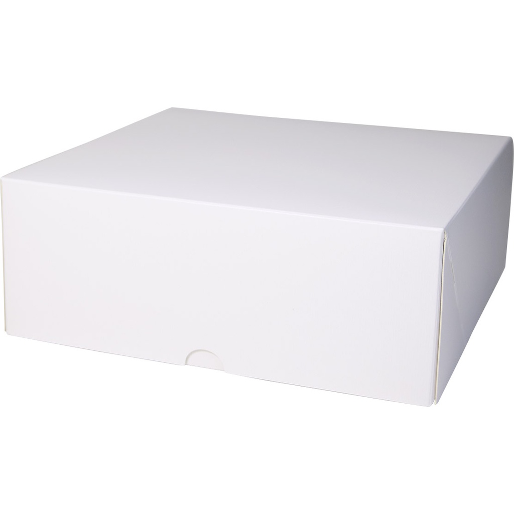 BOITE PATISSIERE blanche 21