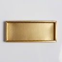 Atelier 10 Flat inlayer with Border Gold
