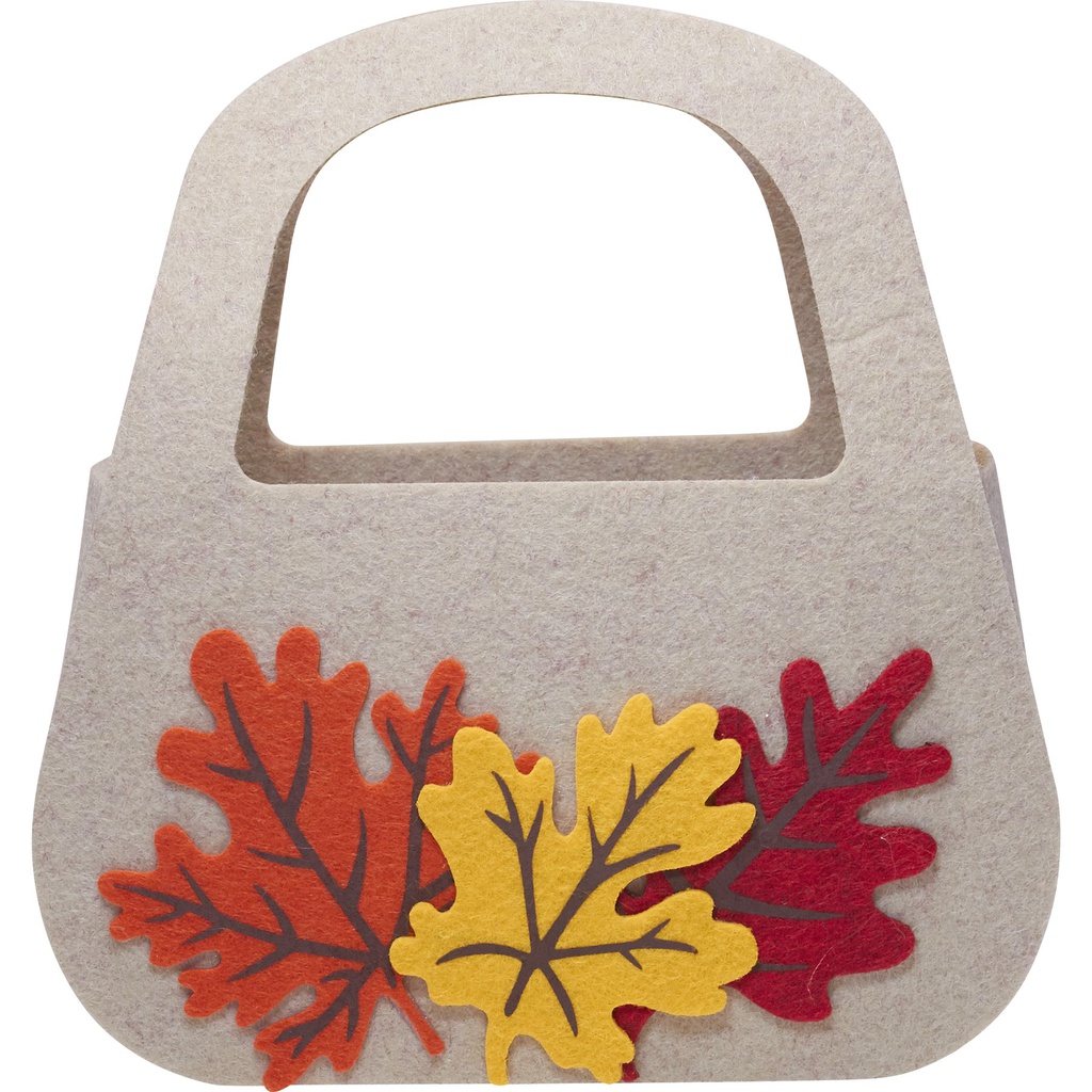 FRISSON D'AUTOMNE Big felt basket 04