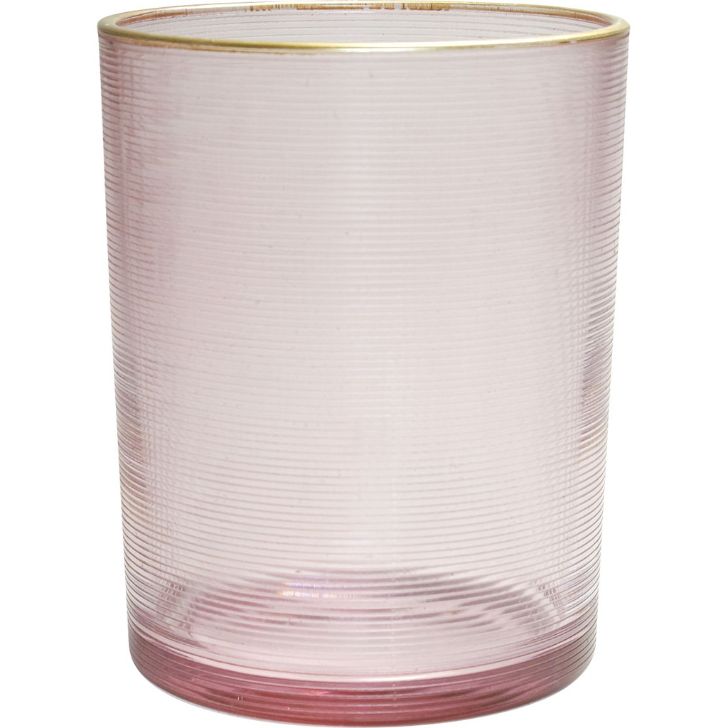 MON CARAMEL Pink canldeholder small