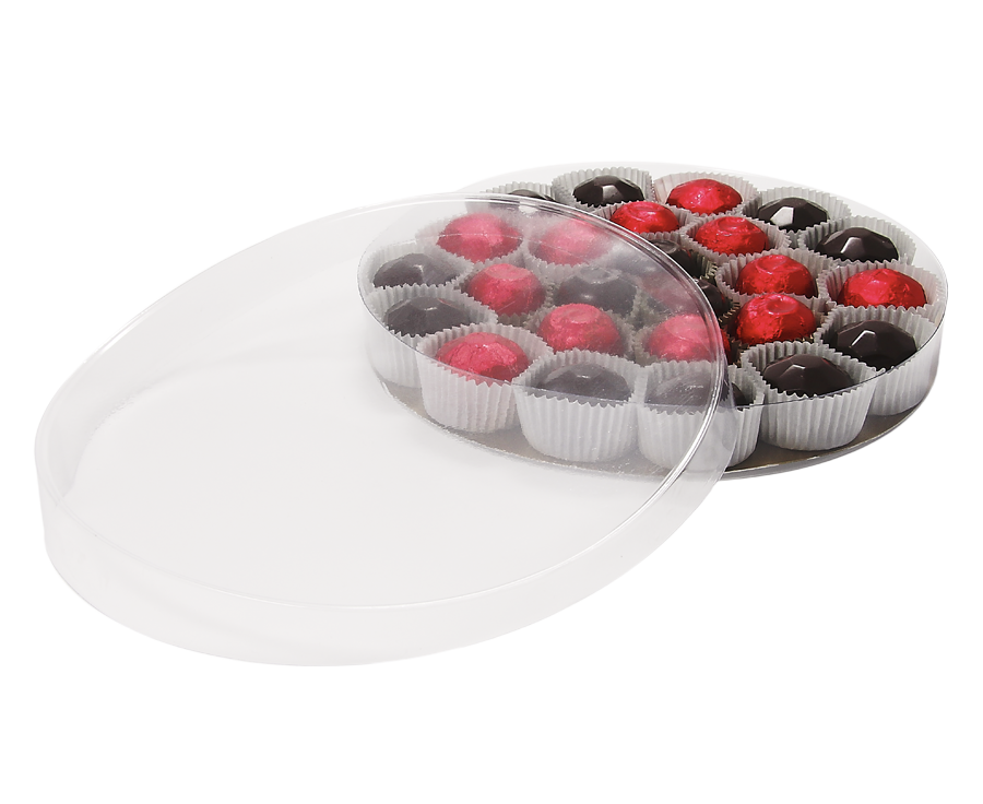 ROUND box 18 gold***