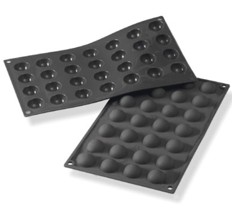 SILICONE MOULD Half Sphere 502