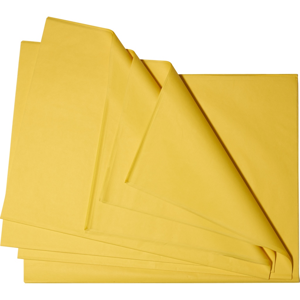 SILK PAPER lemon yellow