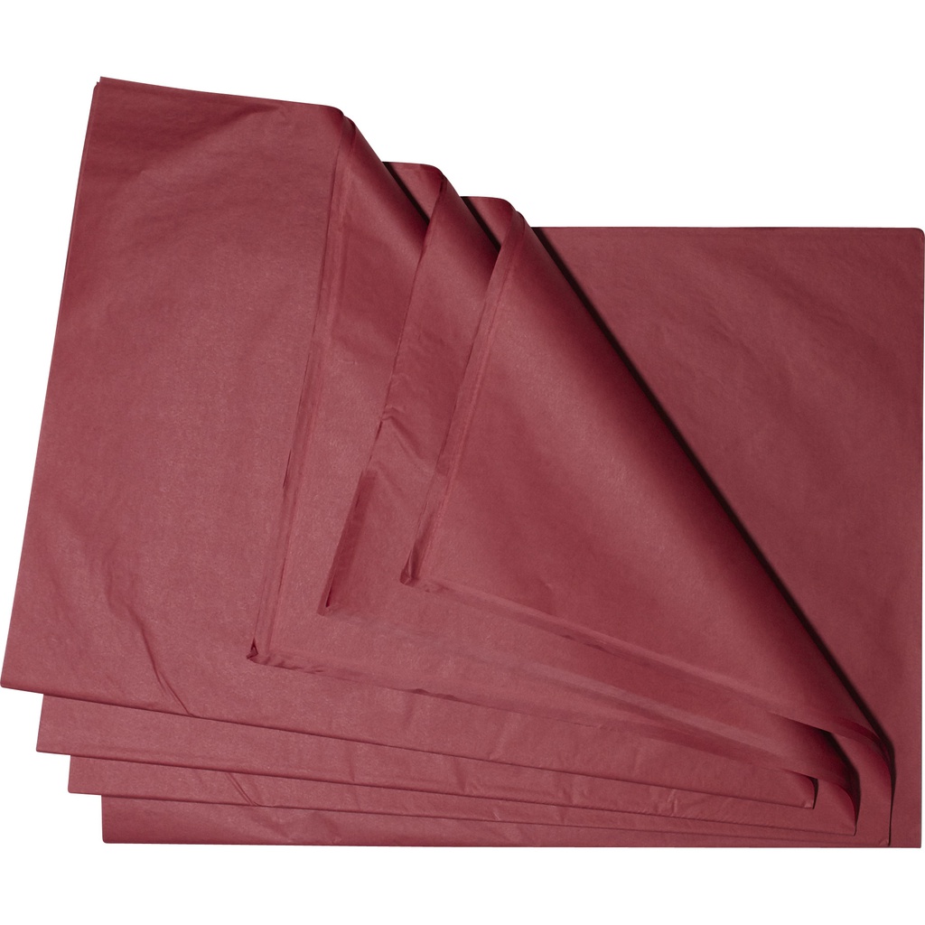 SILK PAPER burgundy
