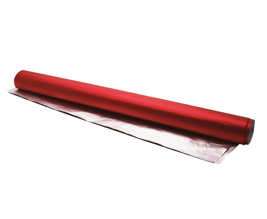 ALUMINIUMFOLIE blad rood