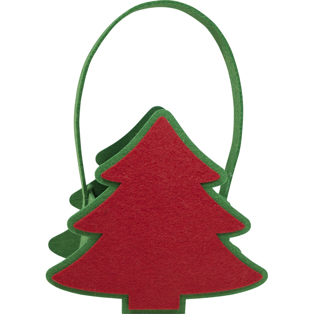 FEERIE DE NOEL christmas tree felt basket