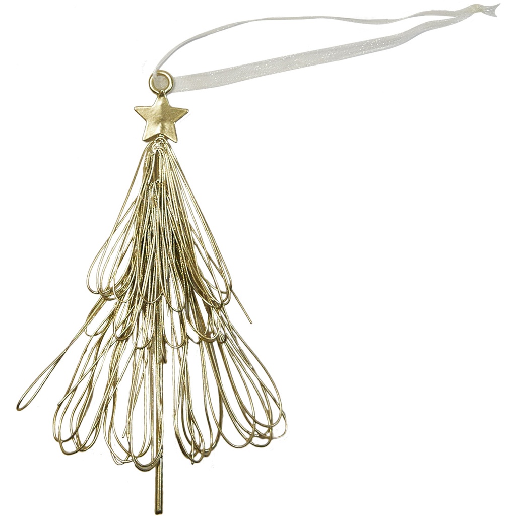 MATIN D'HIVER christmas tree metal hanger