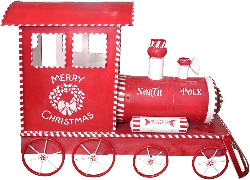 Metal train decoration (no expedition)