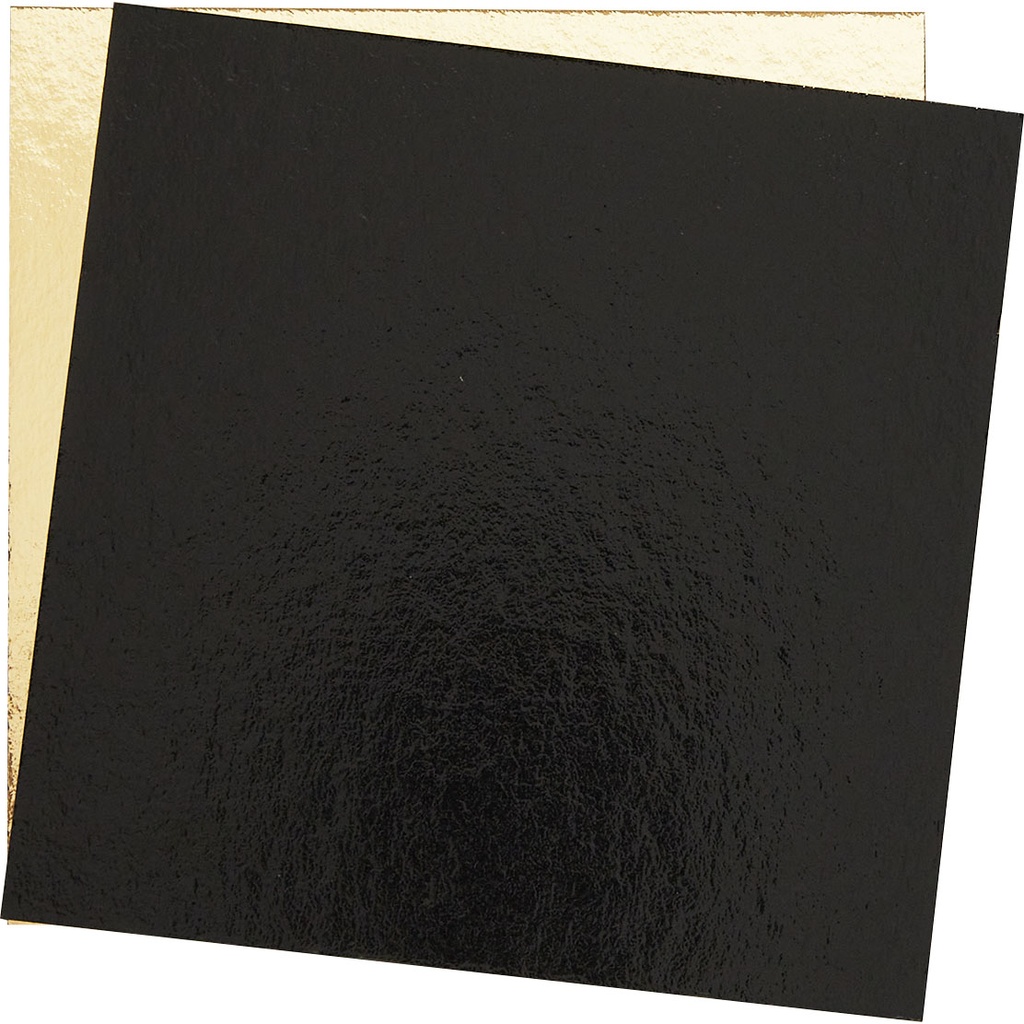 GOLD/BLACK CARDBOARD for pastry box 17