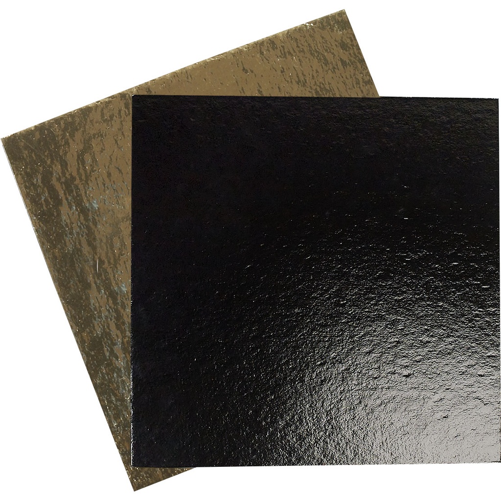 CARTON OR/NOIR pour boite pâtissière 21