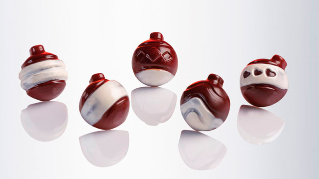 FORM für pralinen - Weihnachtskugeln