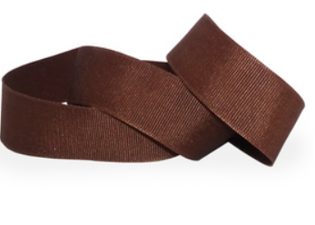 GROSGRAIN 25mm marrone 77    