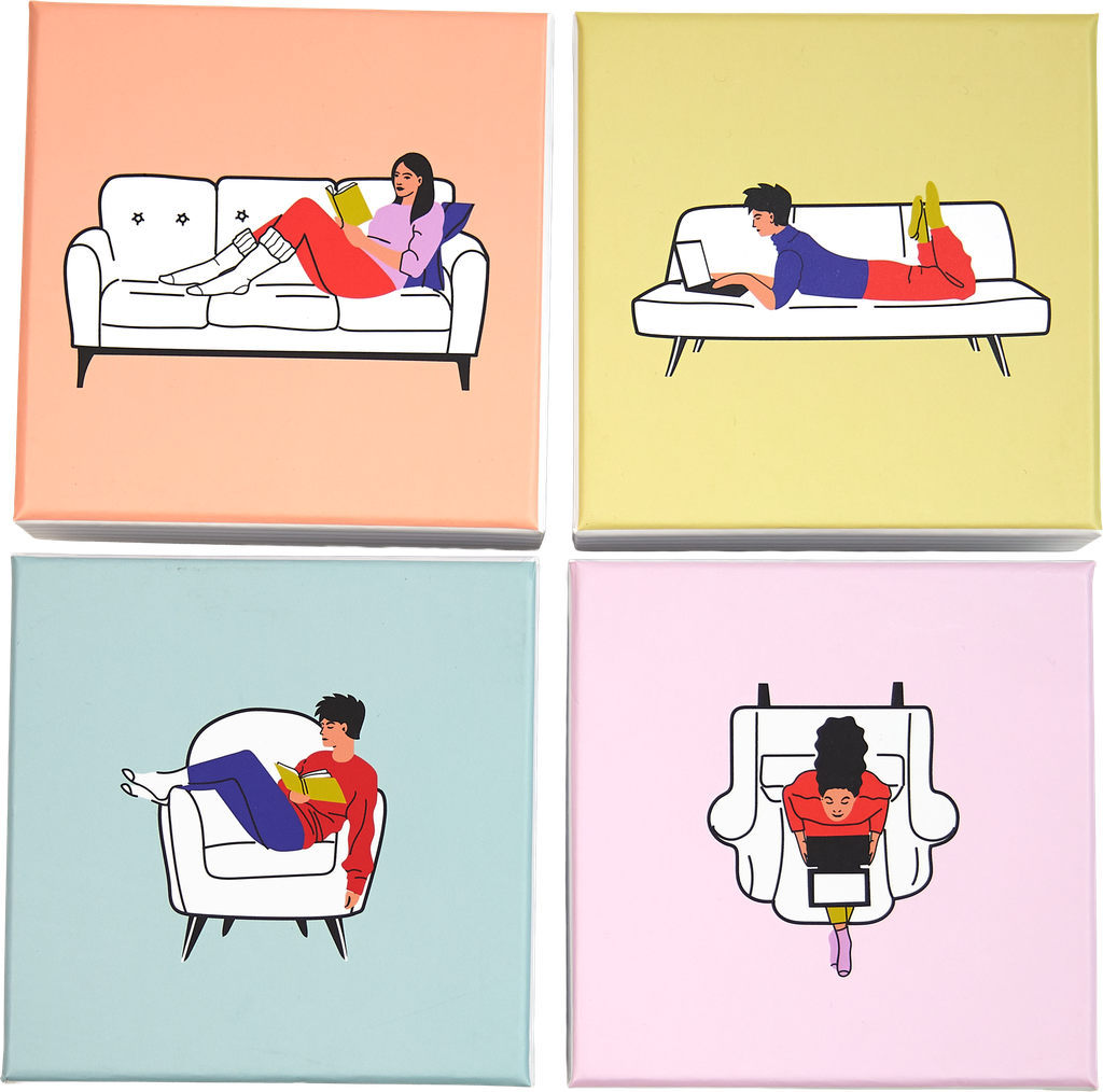 Study Vibes basic 09 assortment of 4