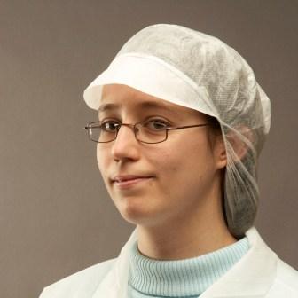 WHITE SNOOD CAP L 