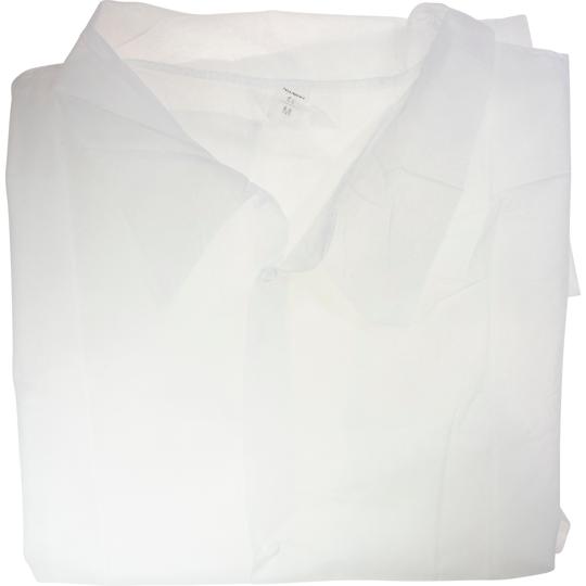 WHITE APRON L 