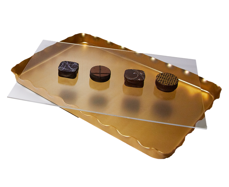 PLEXI rectangular tray