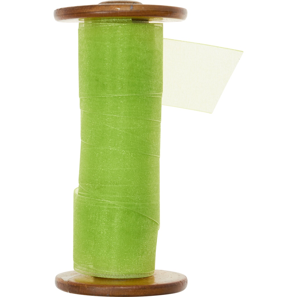 ORGANZA 25mm groen 53
