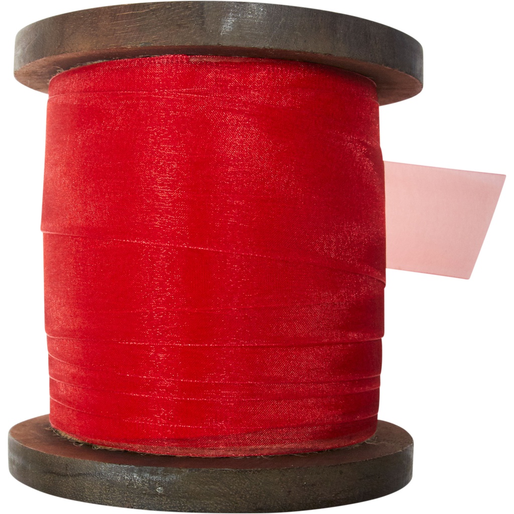 ORGANZA 40mm red 20