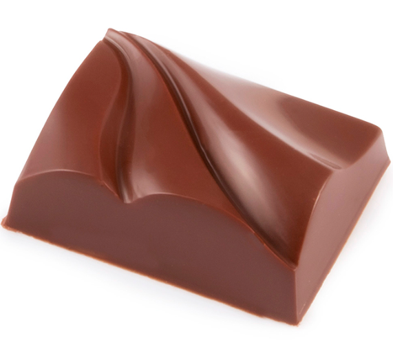 MOULD for pralines - rectangular waved