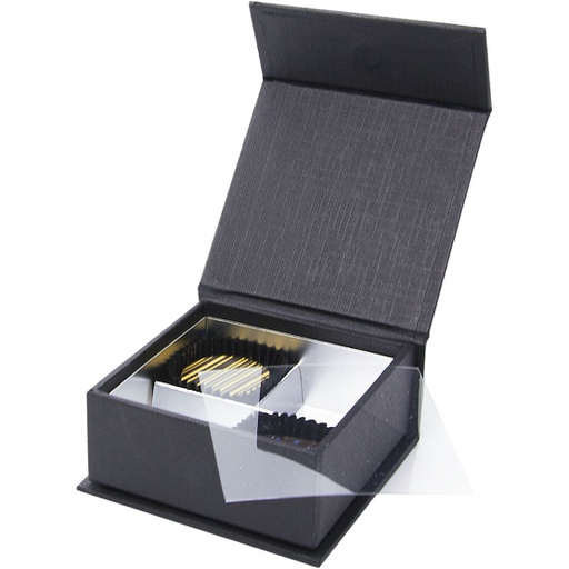 [***5534*15*08+90] BLACK IS BLACK magnet 4 choc