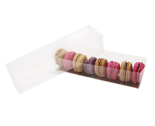 [***3044*26*18*00] BOITE réglette 8 macarons  -TRA041800