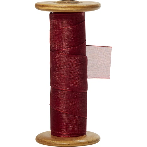[2378*4888*2527] ORGANZA 25mm burgundy 27