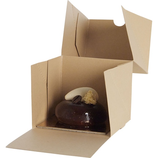 [3678*07*10*78] SCATOLA PER PASTICCERIA kraft 10