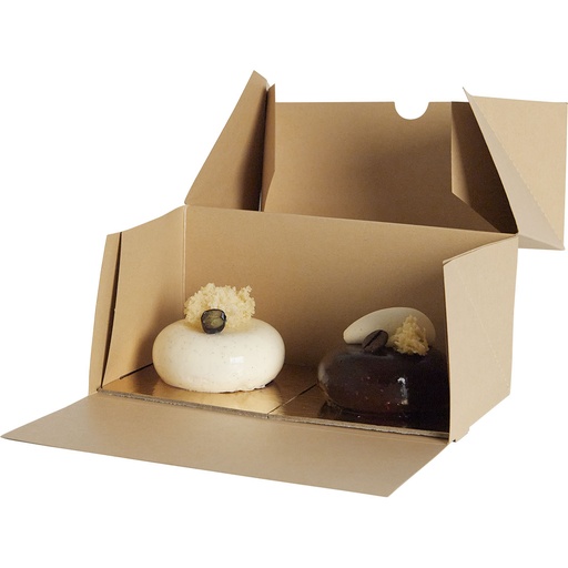 [3678*07*18*78] BAKERY BOX kraft - rectangular