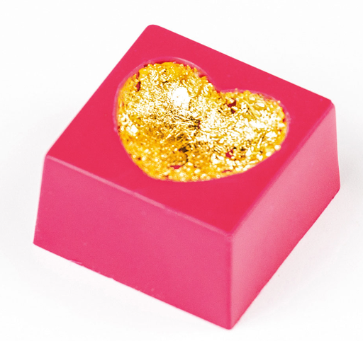 [MA*1056] MOULE pour pralines - Deep heart