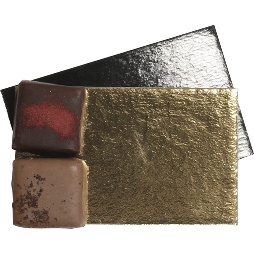 [3436*90*02*90] GOLD-SCHWARZ KARTON für Beutel 02 