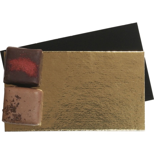 [3436*90*03*90] CARTON OR/NOIR pour sachet 03