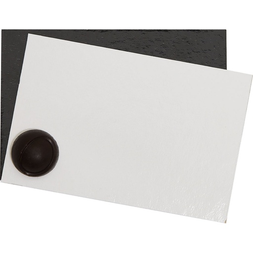 [3436*90*10*01] CARTONE BIANCO/NERO per borsa 10  