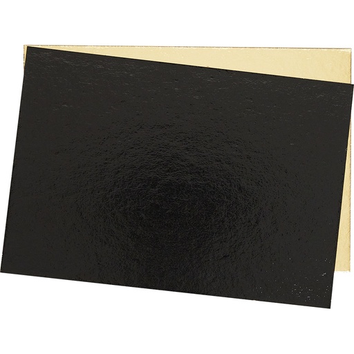 [3436*09*20*90] CARTON OR/NOIR pour boite buche 20