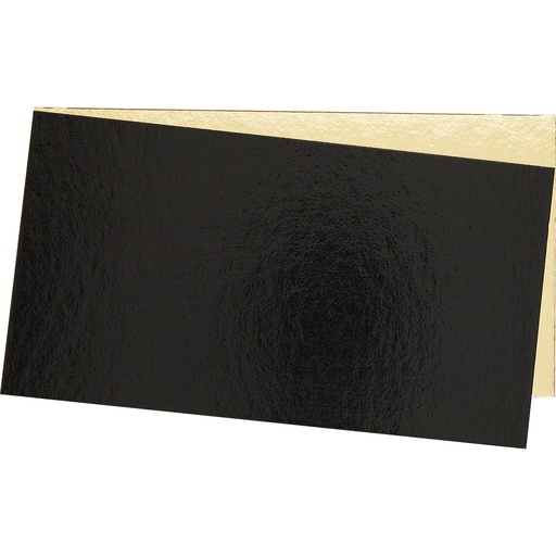 [3436*09*25*90] CARTON OR/NOIR pour boite buche 25