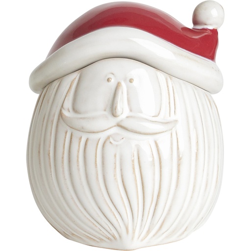 [7602*33*09*01] ALL UNDER THE TREE small santa pot with lid