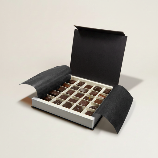[BXR212590] Prestige magnetic closure square box 25 chocolates