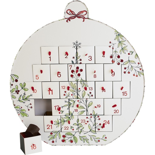 [3678*72*24*01] Winter wind Xmas ball advent calendar