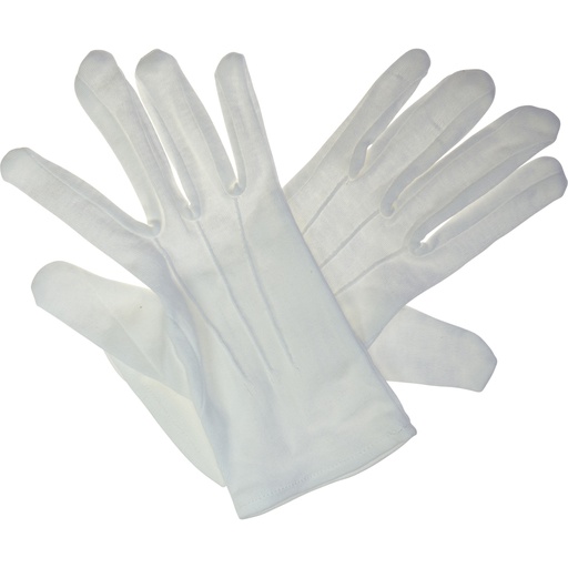 [9064*00*01*01] WHITE COTON GLOVES
