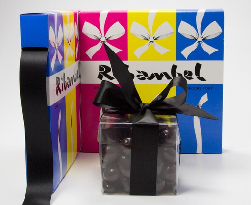 [198*25] RIBANBEL noir 25mm