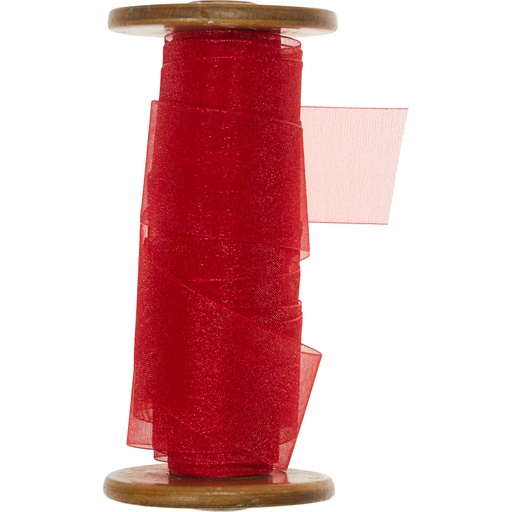 [2378*4888*2520] ORGANZA 25mm rouge 20 -RBN48882520